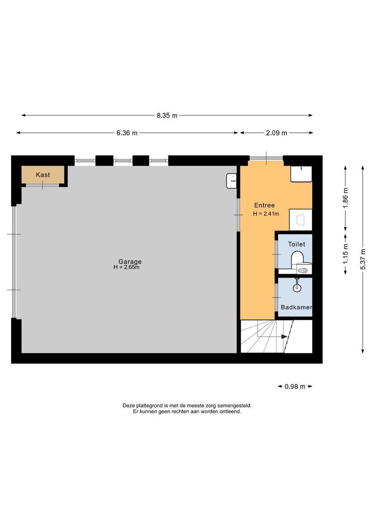 Oostdijkseweg 47, Goedereede plattegrond-3