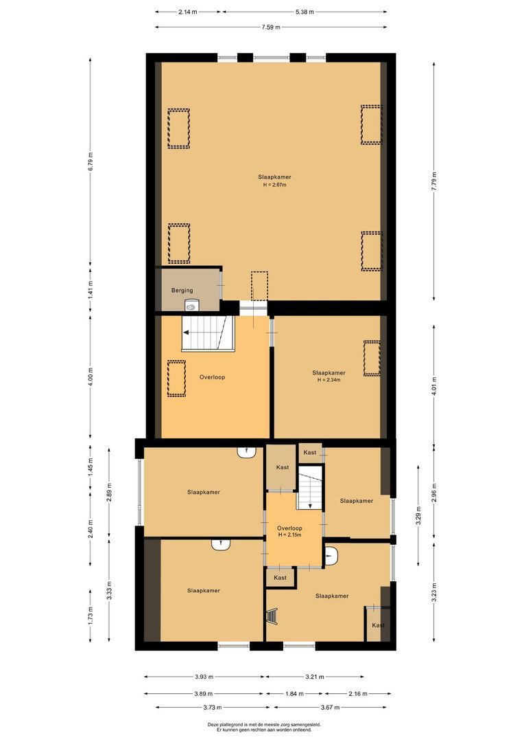 Nieuweweg 57, Stellendam plattegrond-1
