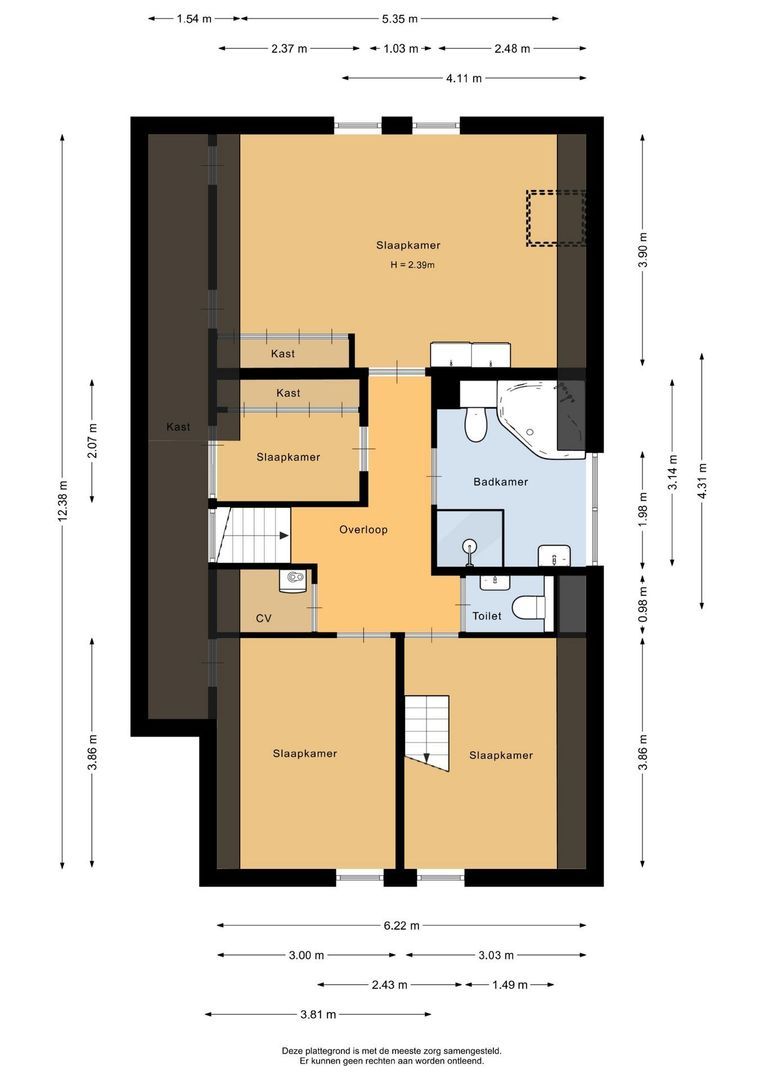 Oostdijkseweg 47, Goedereede plattegrond-1