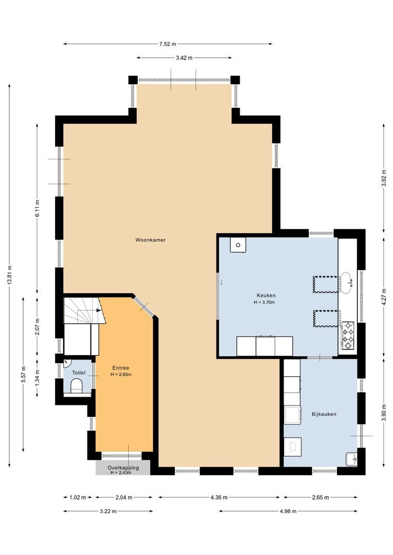 Oostdijkseweg 47, Goedereede plattegrond-0