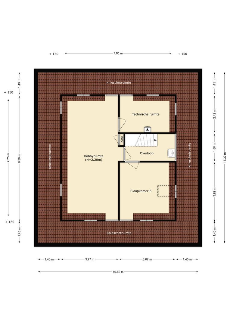 Kerkring 22, Oude-Tonge plattegrond-2