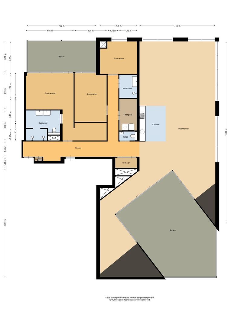 Oosthavendijk 142, Middelharnis plattegrond-0