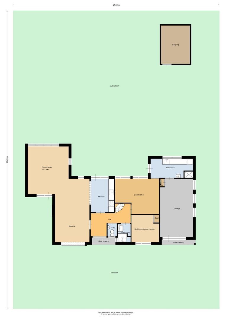 Doetinchemsestraat 10, Middelharnis plattegrond-3
