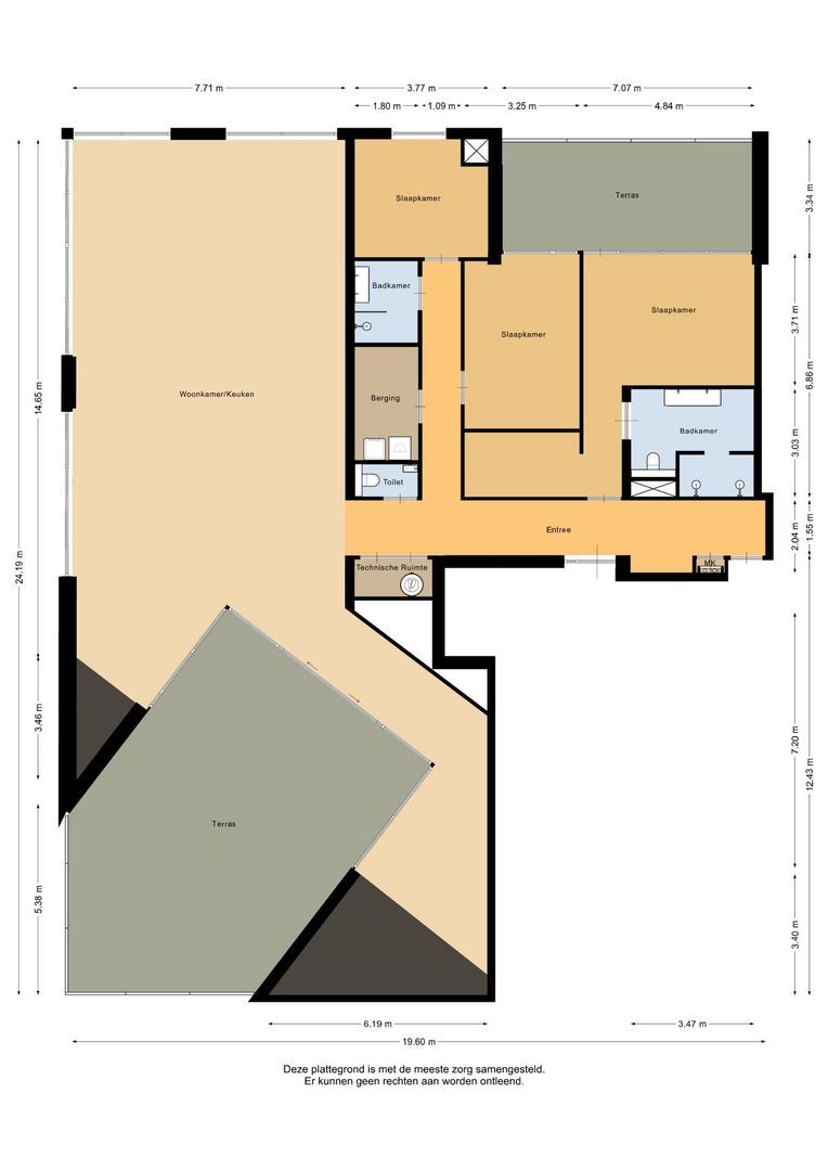 Oosthavendijk 123, Middelharnis plattegrond-0