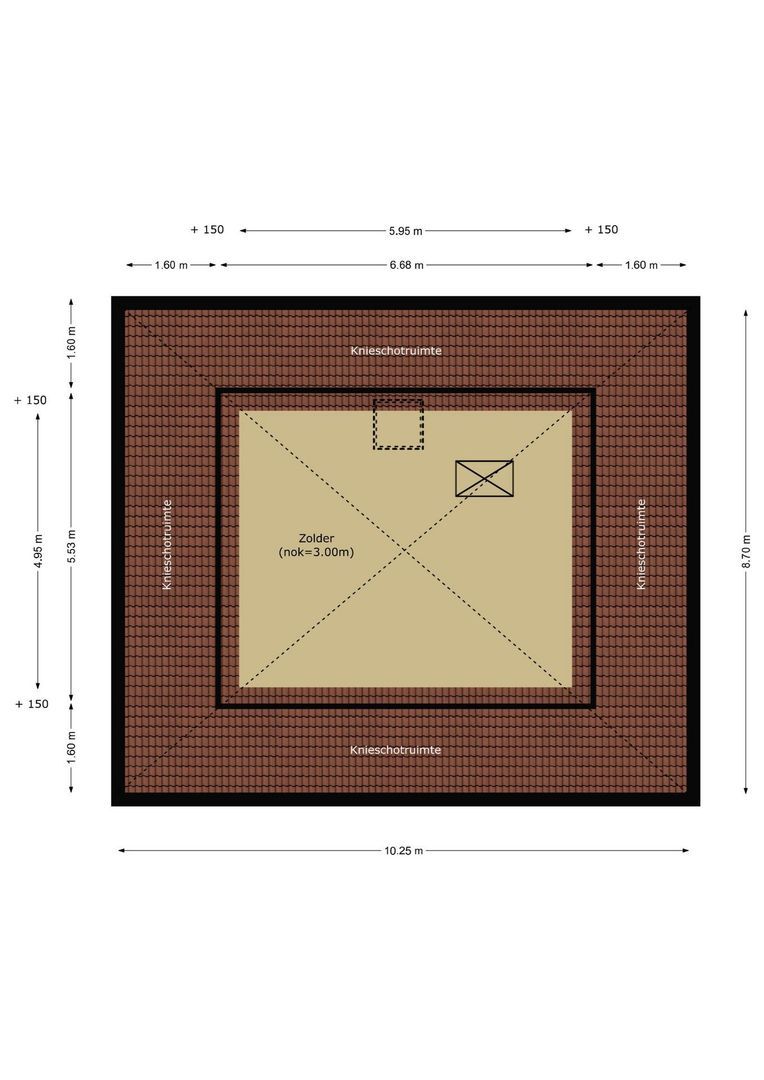 Burgemeester Mijslaan 4, Middelharnis plattegrond-2
