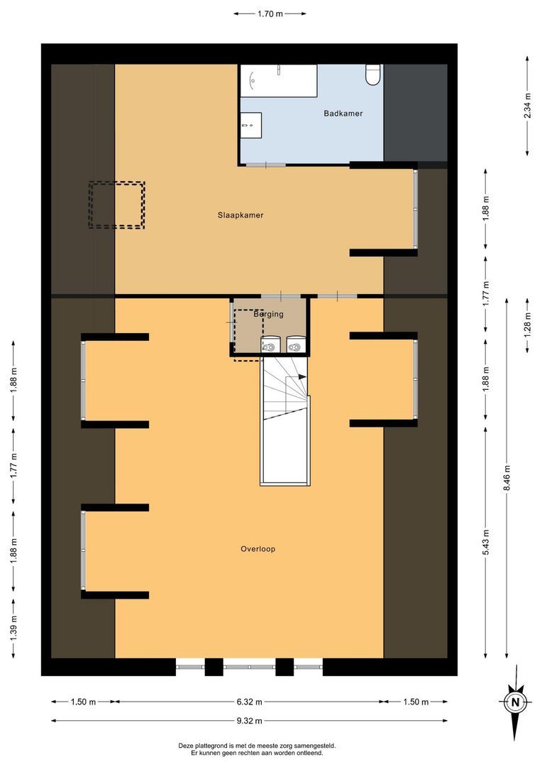 Handelskade 1, Oude-Tonge plattegrond-1