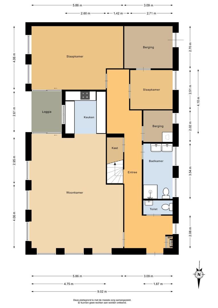 Handelskade 1, Oude-Tonge plattegrond-0