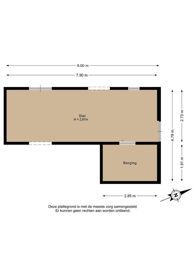 Bouwdijk 48, Melissant plattegrond-6