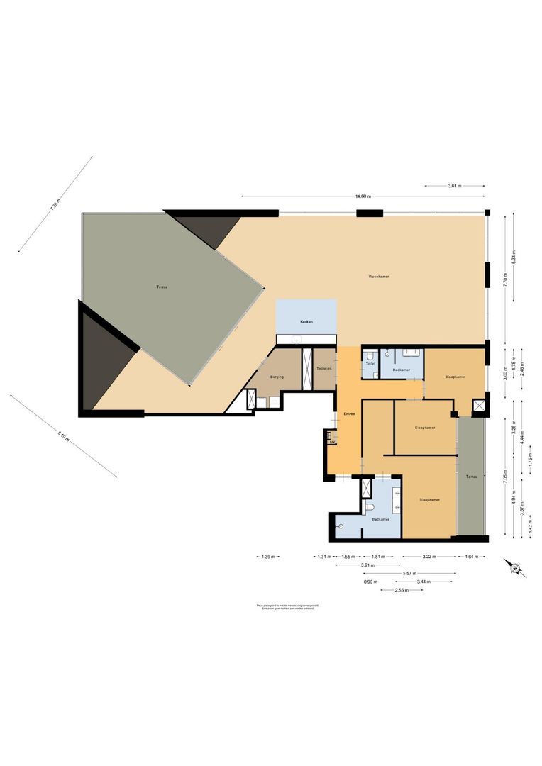 Oosthavendijk 122, Middelharnis plattegrond-0