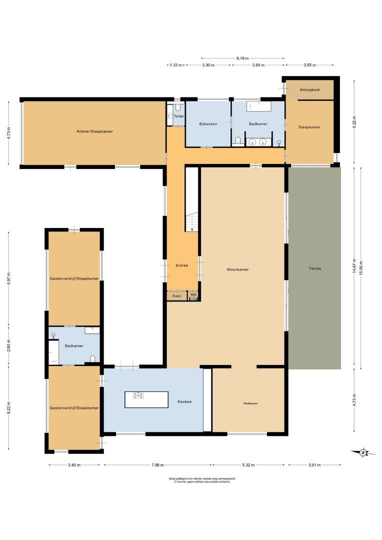 Battenoordsedijk 17, Nieuwe-Tonge plattegrond-0