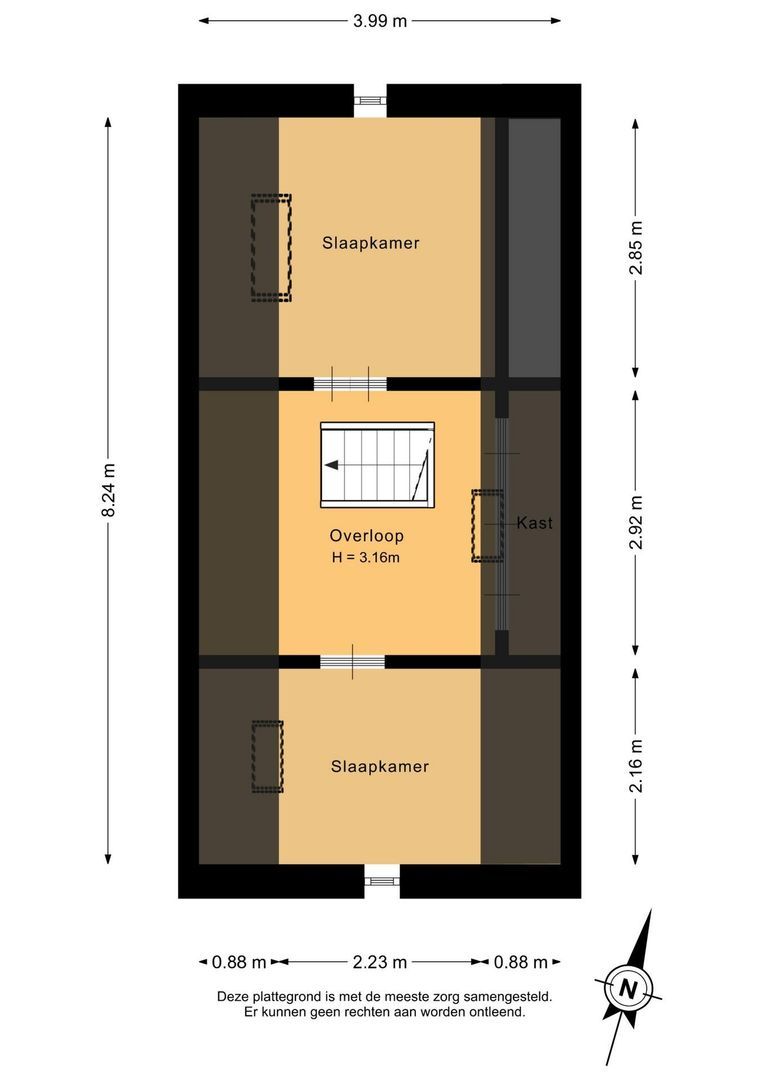 Boezemweg 4, Dirksland plattegrond-2