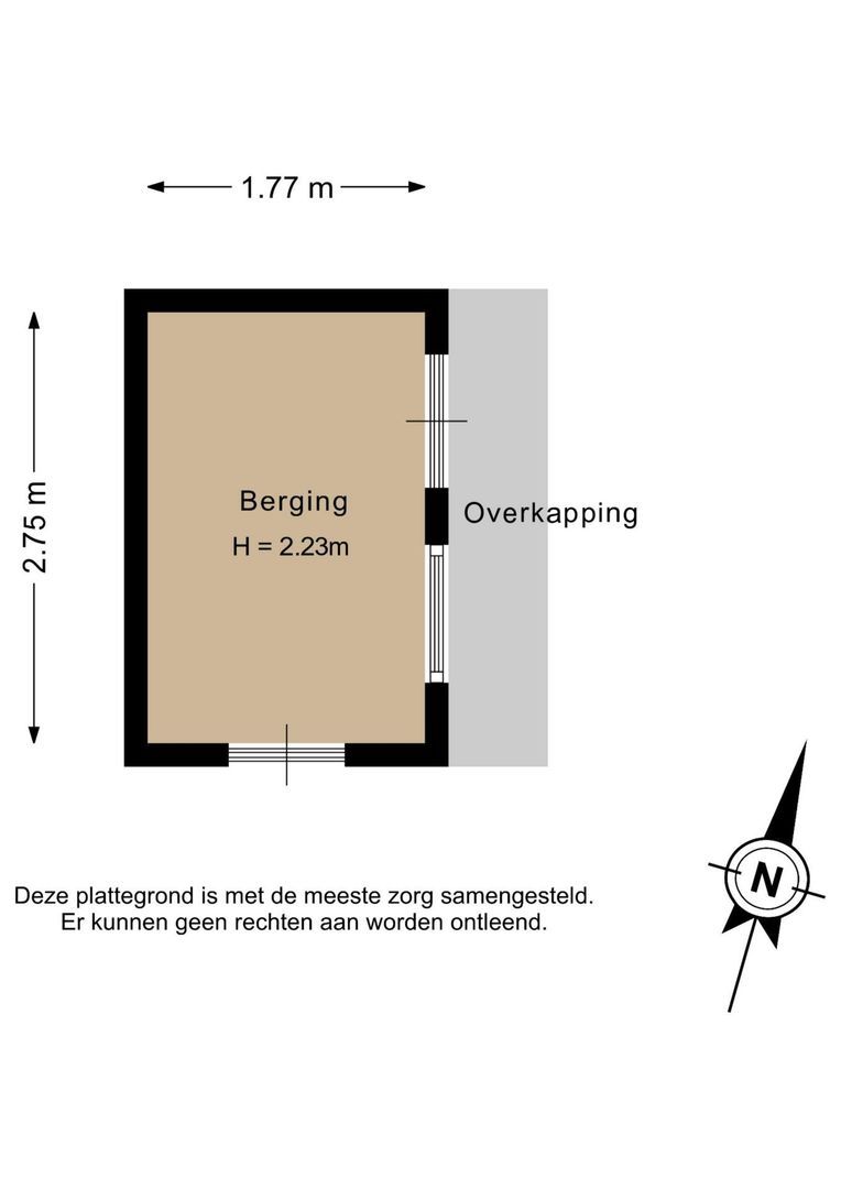 Boezemweg 4, Dirksland plattegrond-3