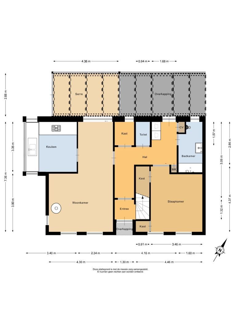 Oudelandseweg 67, Ouddorp plattegrond-0