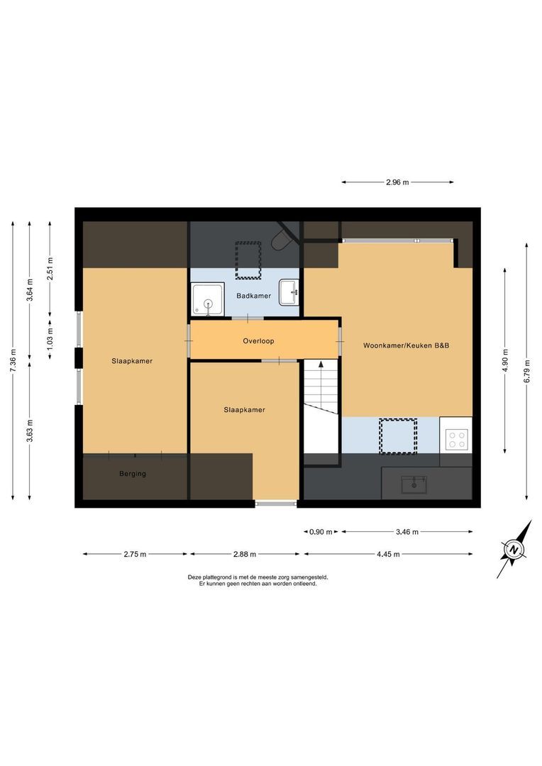 Oudelandseweg 67, Ouddorp plattegrond-1