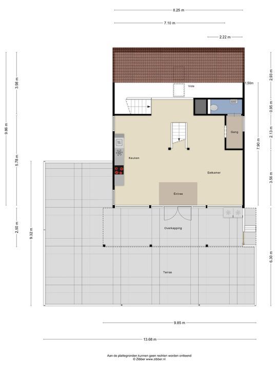 Heugterzijweg 1, Nederweert plattegrond-