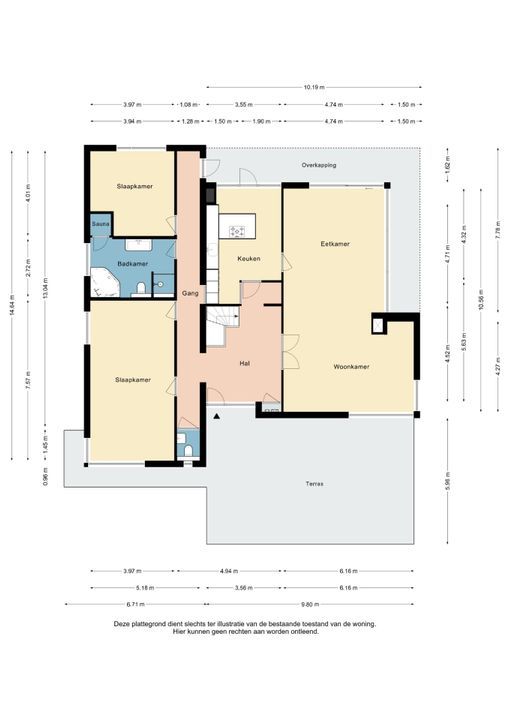 Vlekkenkamp 20, Landgraaf plattegrond-