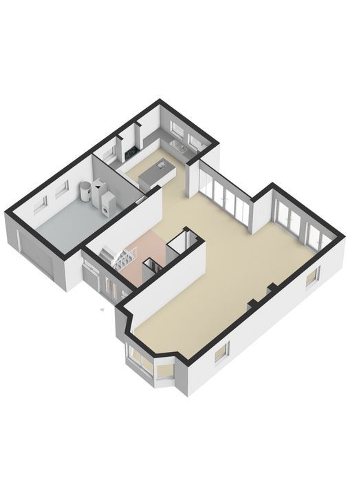 Ravensboschstraat 57 a, Hulsberg plattegrond-