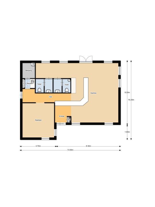 Rijksweg 1, Reuver plattegrond-