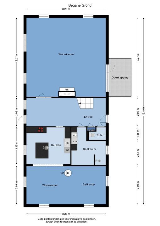 Engerstraat 4, Haler plattegrond-
