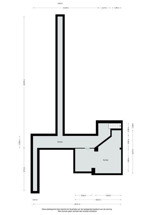 Hoofdstraat 57, Schimmert plattegrond-