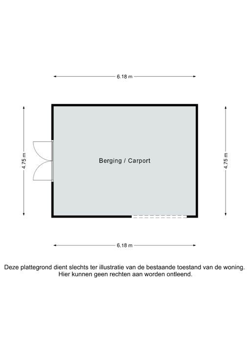 Hoofdstraat 57, Schimmert plattegrond-