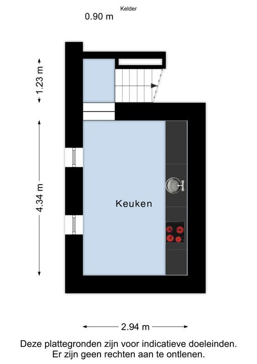 Hoofdstraat 40, Herten plattegrond-