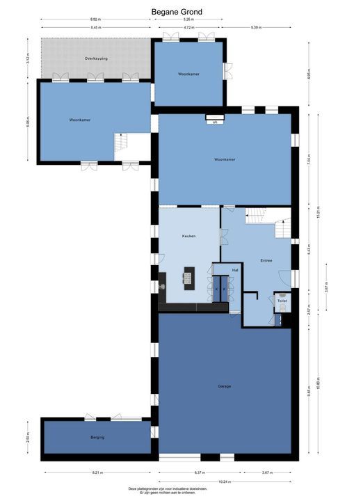 Hoofdstraat 40, Herten plattegrond-