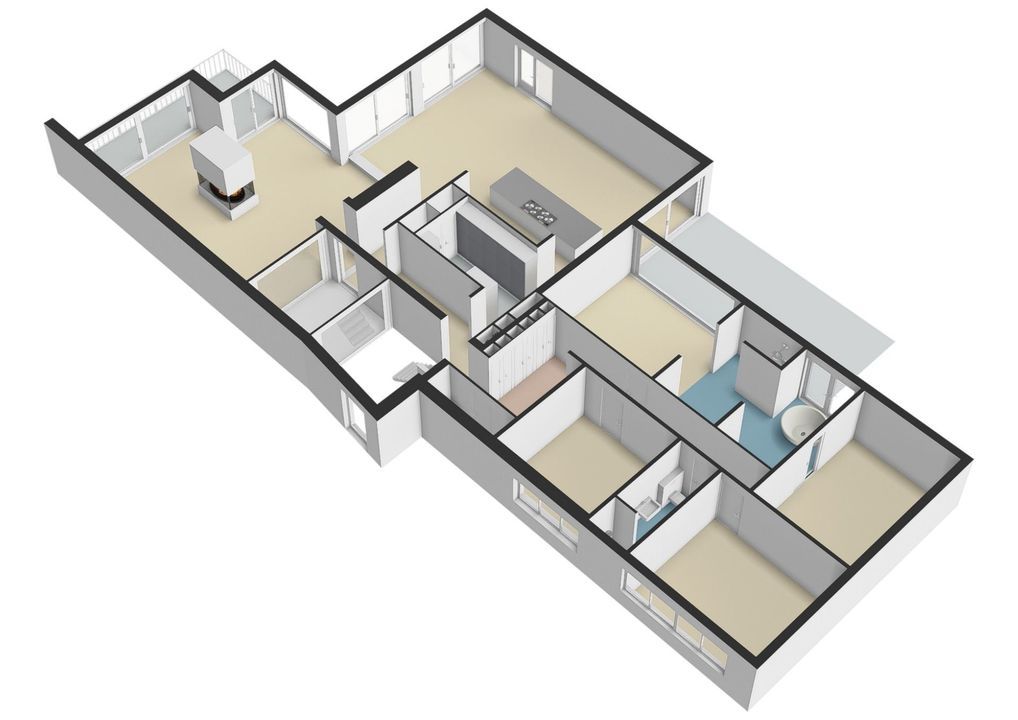 Ravetsmaar 17 A, Landgraaf plattegrond-