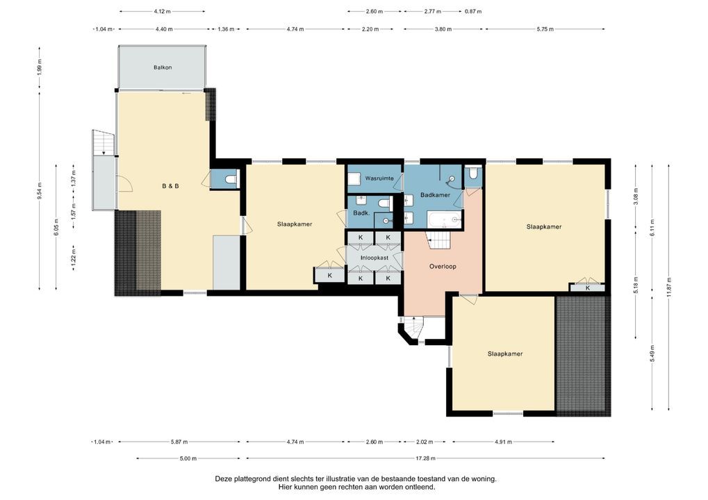 Achter de Kerk 4, Schinnen plattegrond-