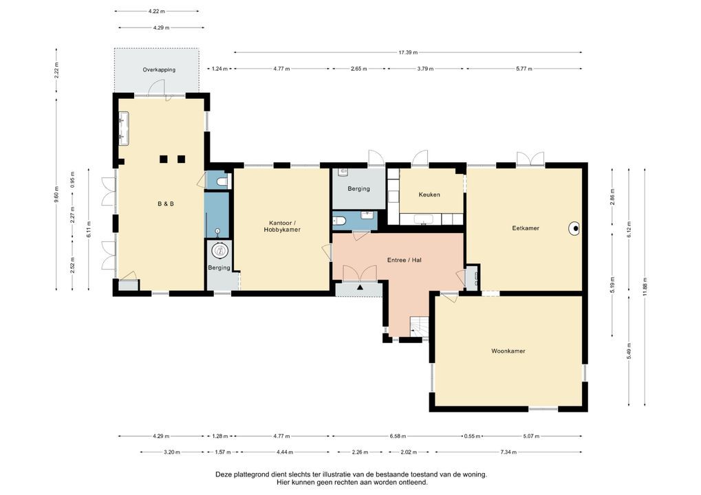 Achter de Kerk 4, Schinnen plattegrond-