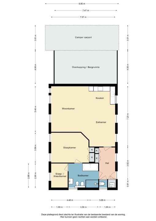 Houthemerweg 23, Meerssen plattegrond-