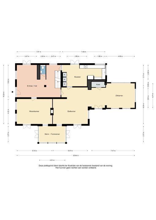 Houthemerweg 23, Meerssen plattegrond-