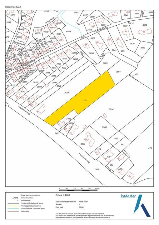 Houthemerweg 23, Meerssen plattegrond-