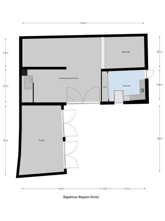 Calvariestraat 14, Maastricht plattegrond-