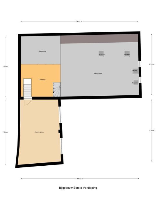 Calvariestraat 14, Maastricht plattegrond-