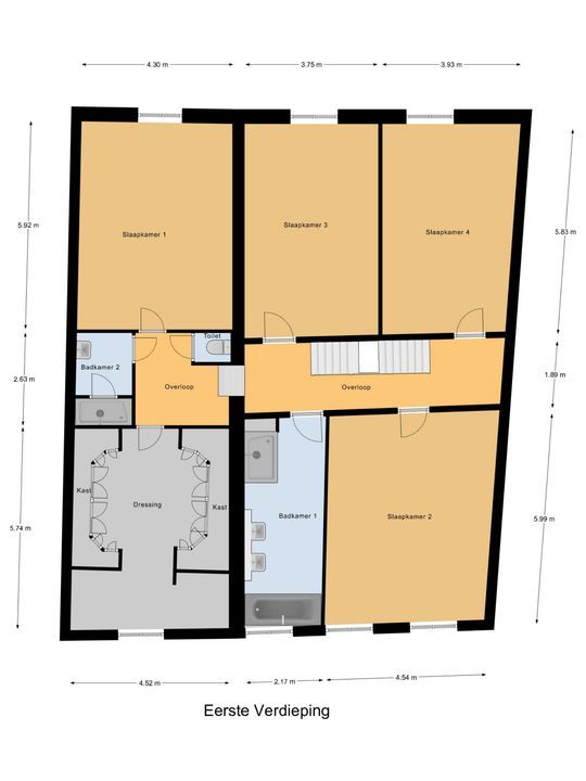 Calvariestraat 14, Maastricht plattegrond-