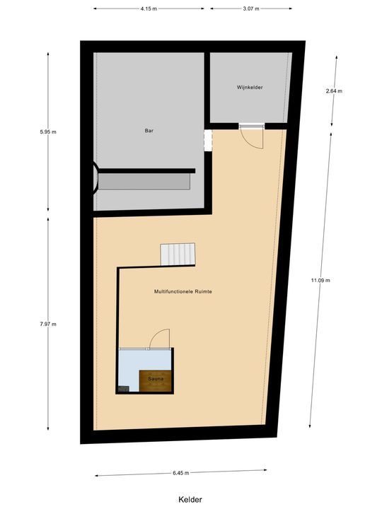 Calvariestraat 14, Maastricht plattegrond-