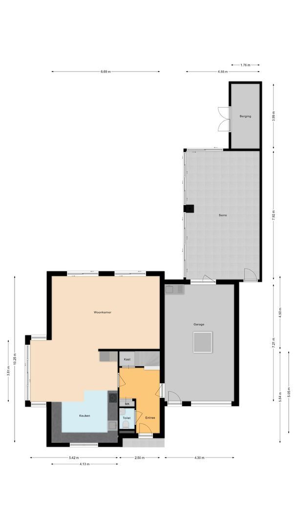 Laan van Broekhorn 43, Heerhugowaard plattegrond-1