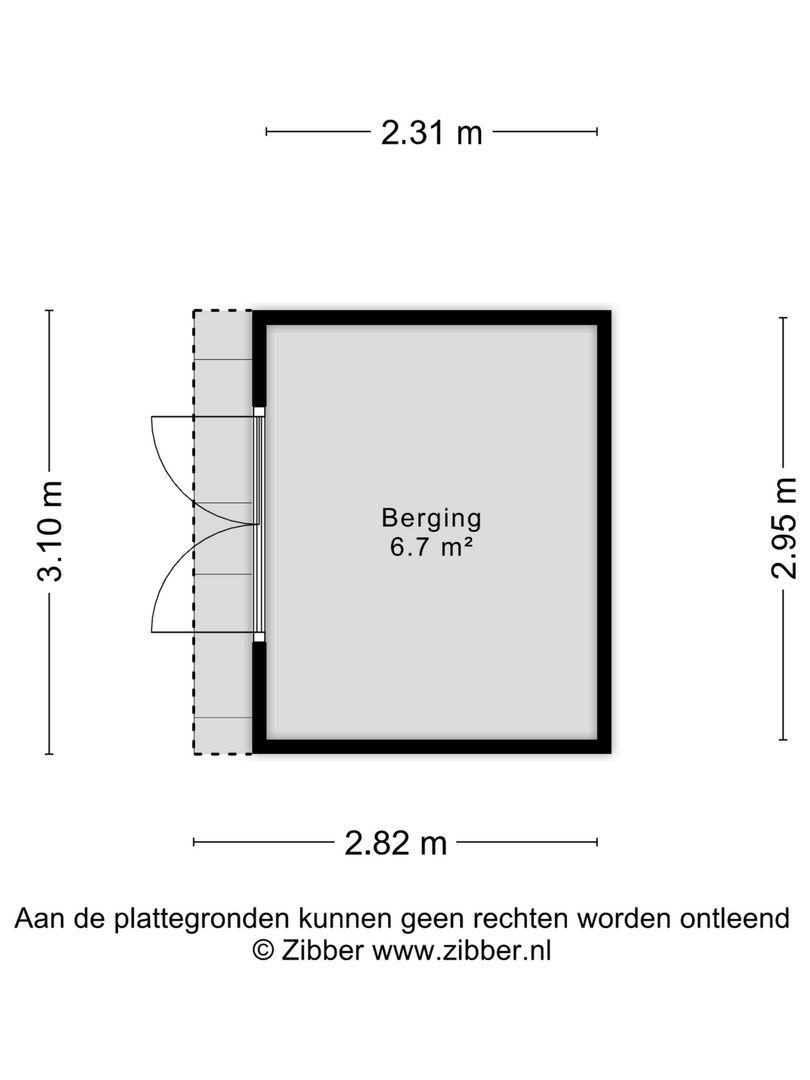 Lage Weidtje 8, Bergen (nh) plattegrond-3