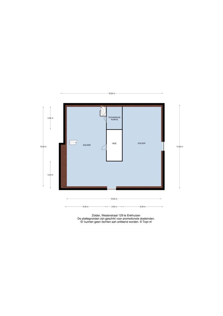 Westerstraat 129 a, Enkhuizen plattegrond-2