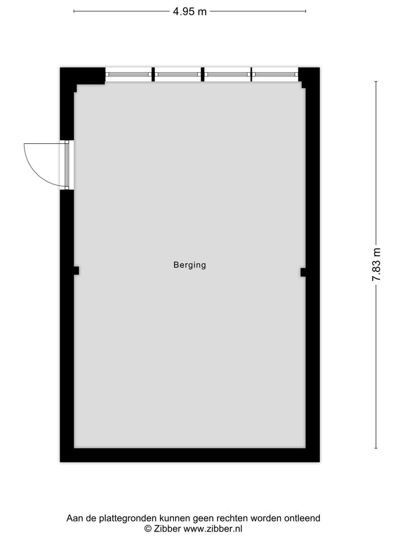 Buerweg 15, Bergen (nh) plattegrond-3
