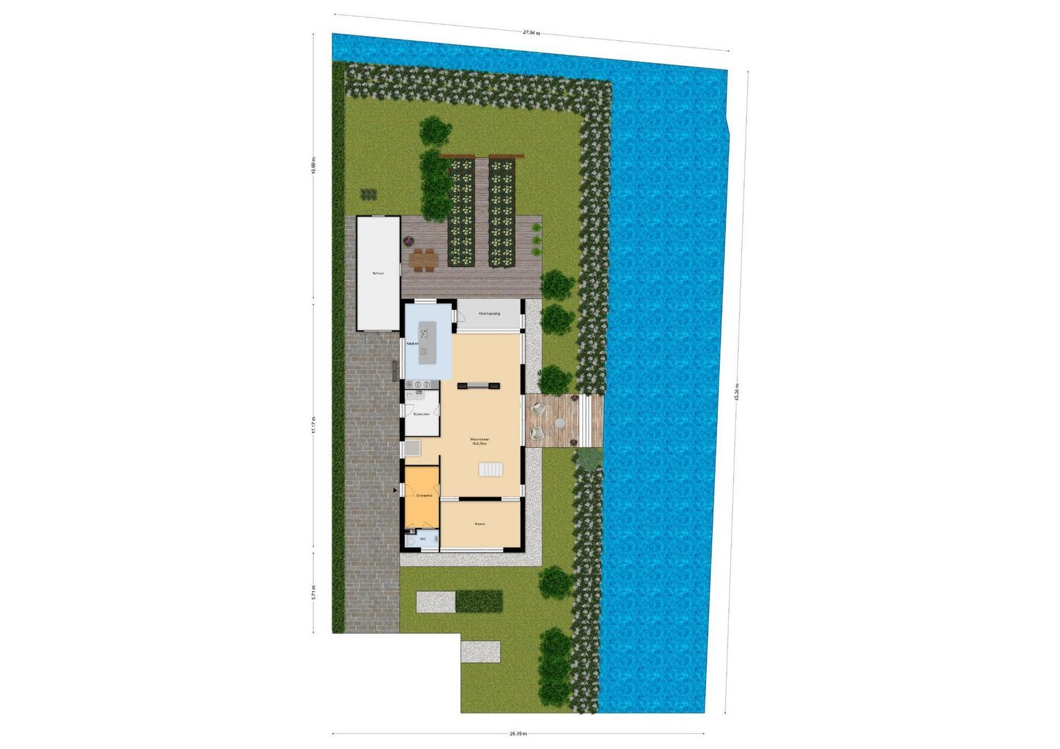 Muggenburgerweg 9, Haringhuizen plattegrond-3