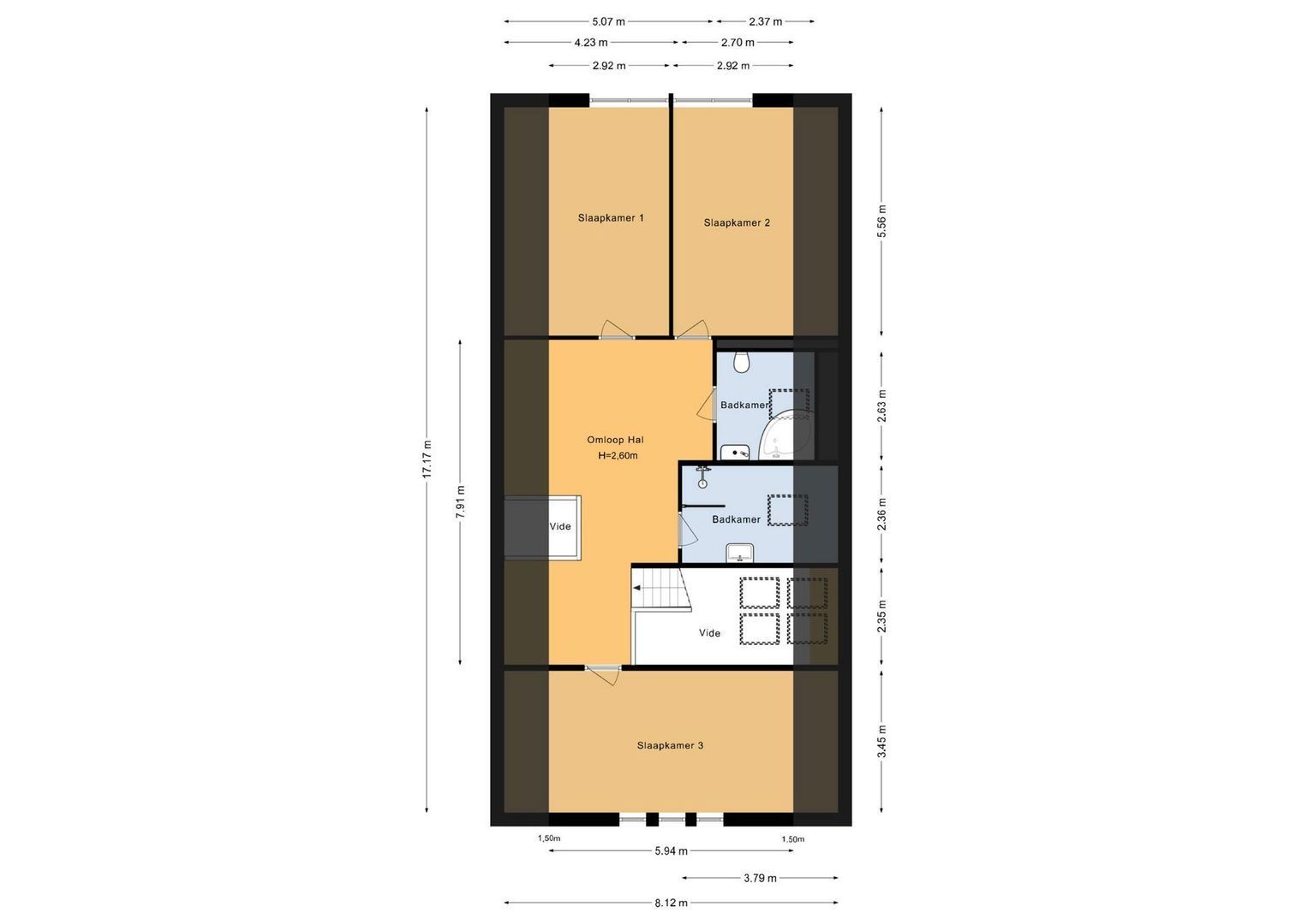 Muggenburgerweg 9, Haringhuizen plattegrond-1