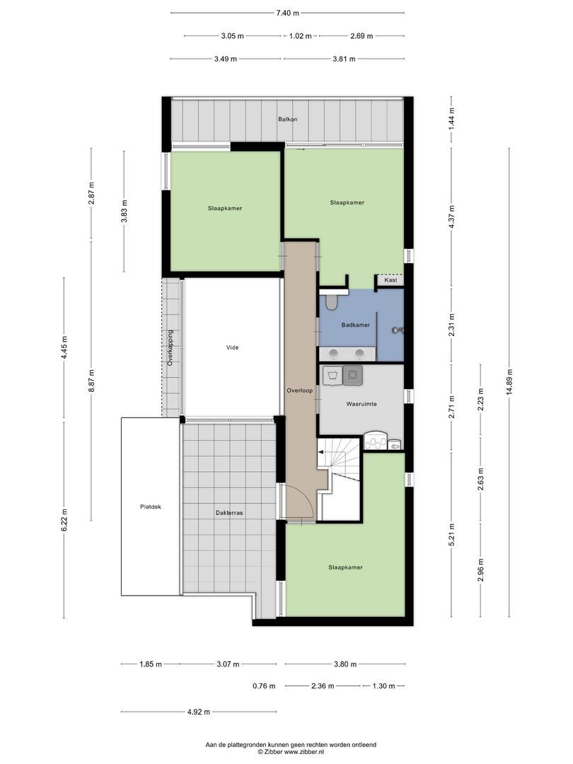 Nieuwe Vaart 31, Alkmaar plattegrond-1