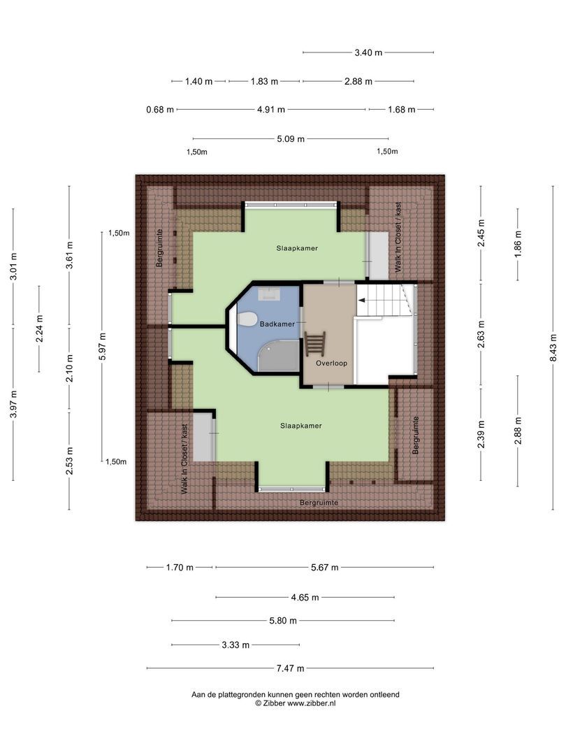 Nassauplein 24, Alkmaar plattegrond-2