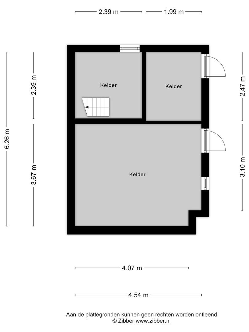 Duinweg 33, Schoorl plattegrond-0