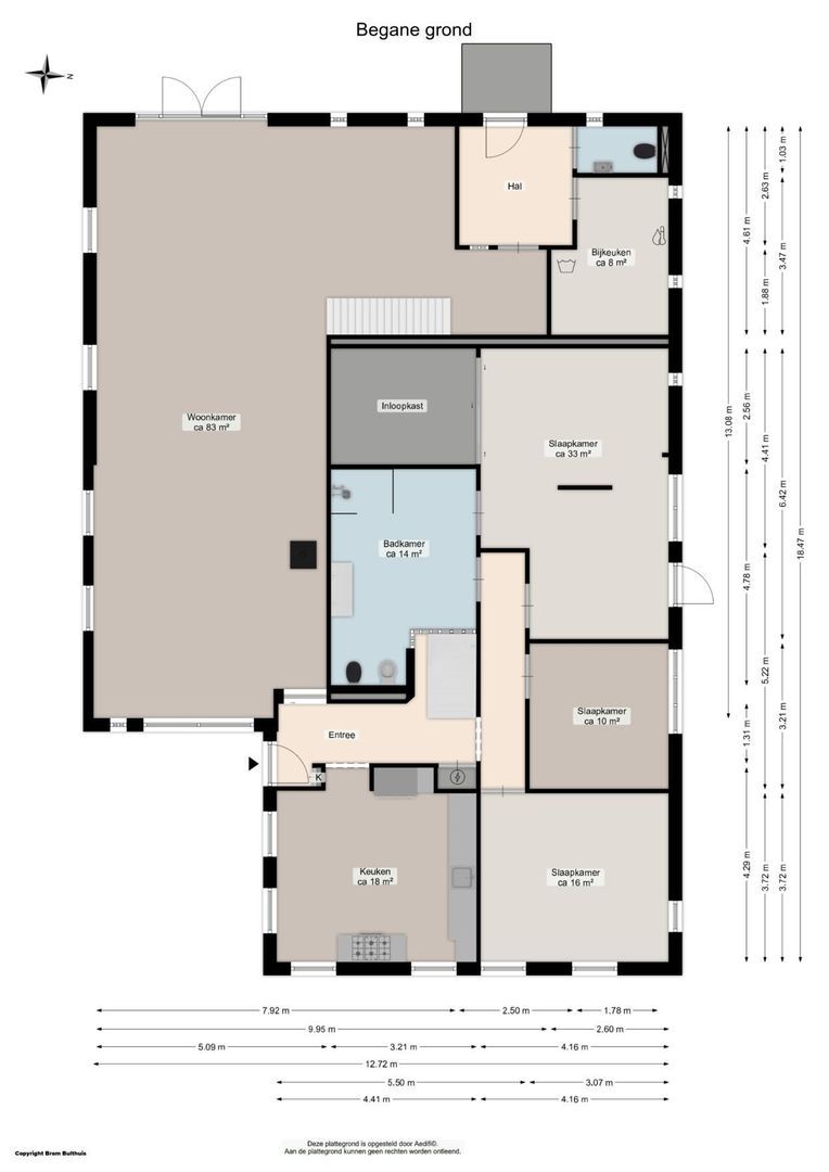 Groningerweg 48, Eelderwolde plattegrond-0
