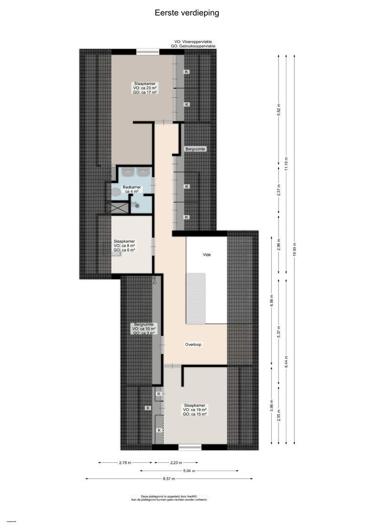 Van der Waalsweg 2, Haren GN plattegrond-1