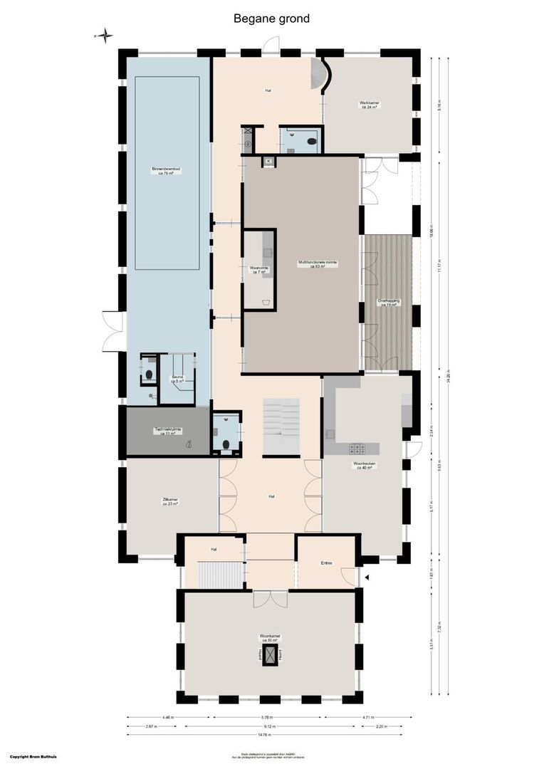 Borgercompagnie 245, Borgercompagnie plattegrond-0