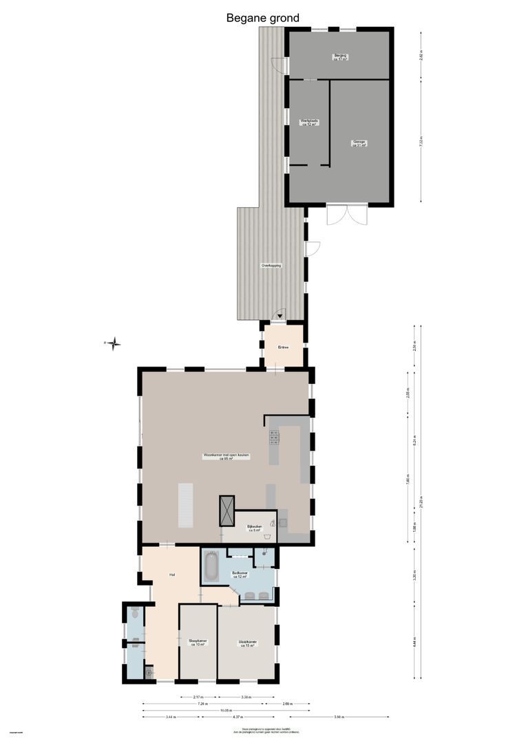 Groningerweg 99, Eelderwolde plattegrond-0